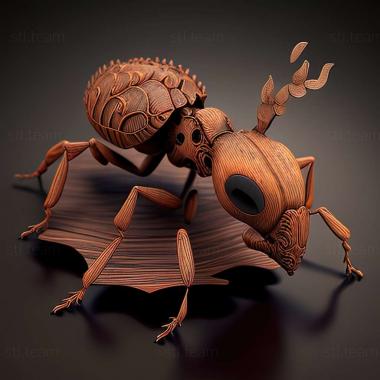 3D model Pheidole aelloea (STL)